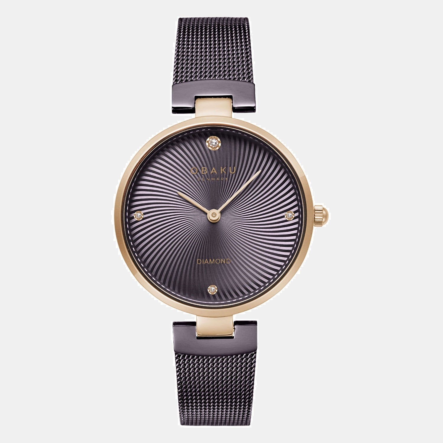 Diamant Women Quartz Brown Dial Analog Stainless Steel Watch V256LXVNMN-DD