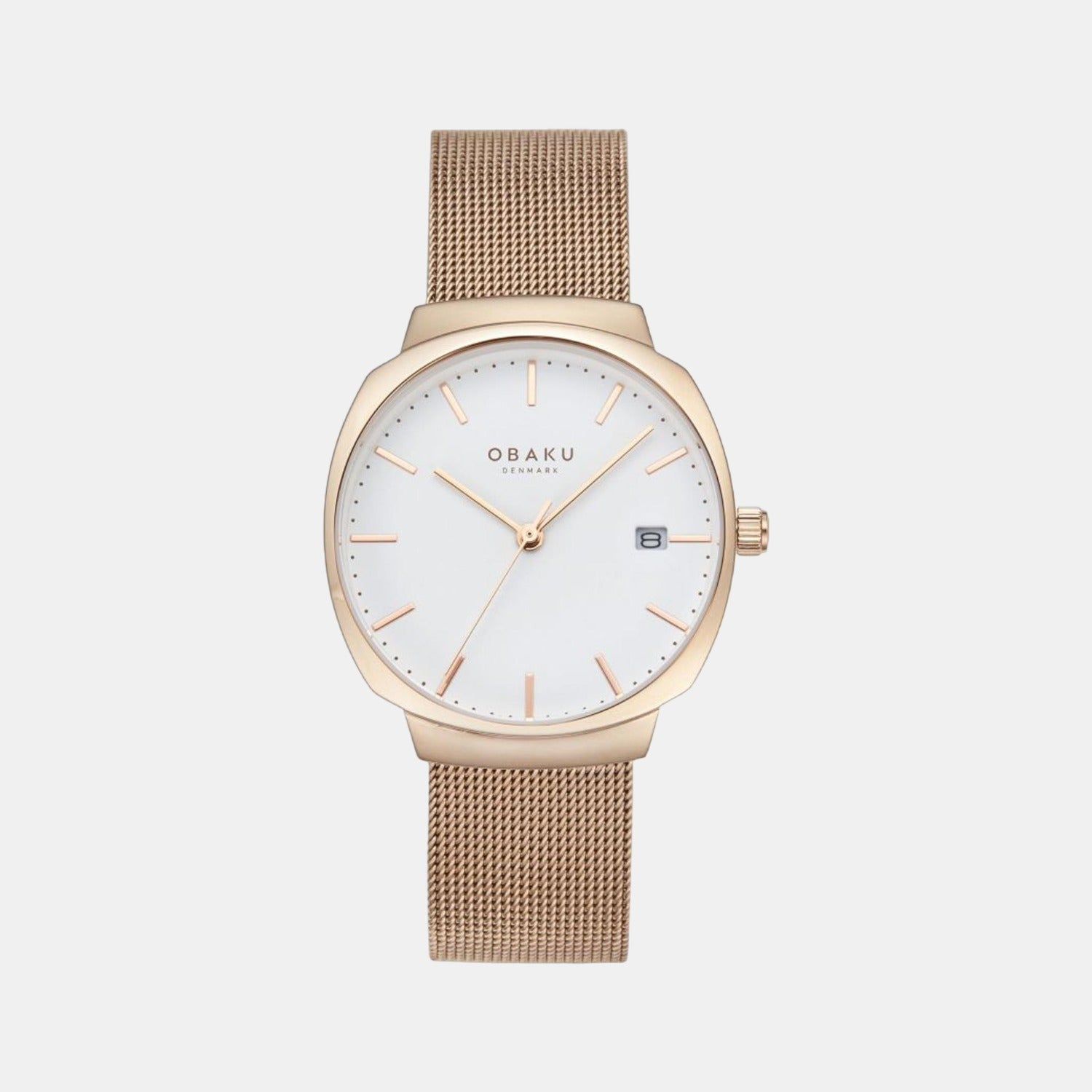 Felt Lille Women Quartz White Dial Analog Stainless Steel Watch V273LDVWMV