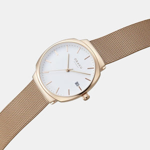 Felt Lille Women Quartz White Dial Analog Stainless Steel Watch V273LDVWMV
