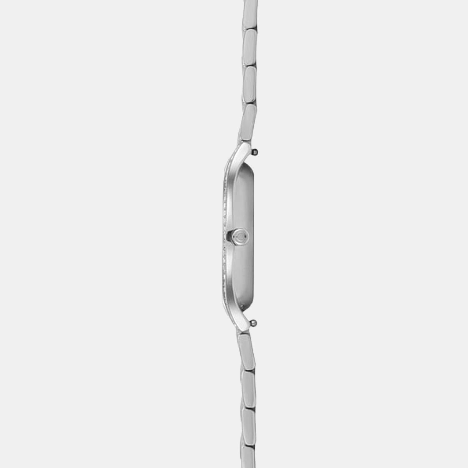 Acacie Women Quartz Silver Dial Analog Stainless Steel Watch V276LECISC