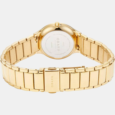 Acacie Women Quartz Silver Dial Analog Stainless Steel Watch V276LEGISG