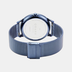 Chia Marine Men Quartz Blue Dial Analog Stainless Steel Watch V298GDLLML