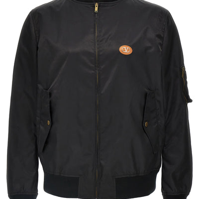 Valentino Garavani Logo Bomber Jacket