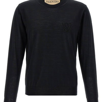 Valentino Garavani Logo Embroidery Sweater