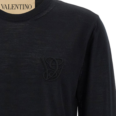 Valentino Garavani Logo Embroidery Sweater