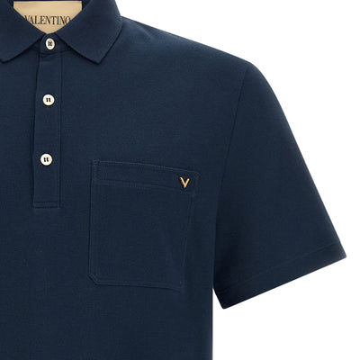 Valentino Garavani Vgold Polo Shirt