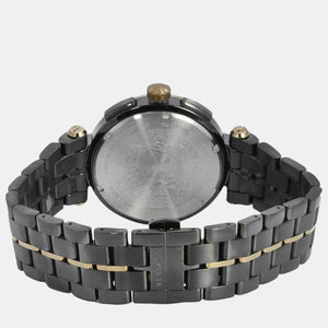 Aion Men Quartz Black Dial Chronograph Stainless Steel Watch VE1D02023