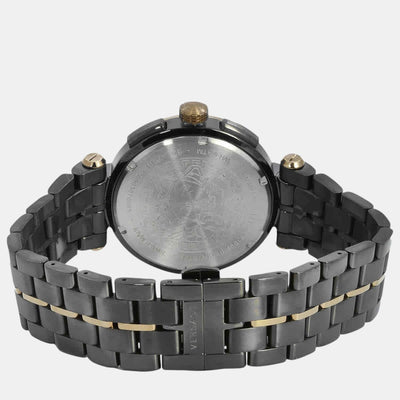 Aion Men Quartz Black Dial Chronograph Stainless Steel Watch VE1D02023