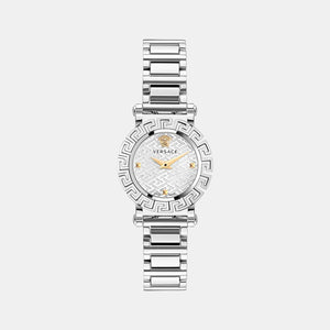 Greca Glam Women Quartz Silver Dial Analog Stainless Steel Watch VE2Q00322