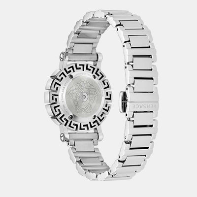 Greca Glam Women Quartz Silver Dial Analog Stainless Steel Watch VE2Q00322