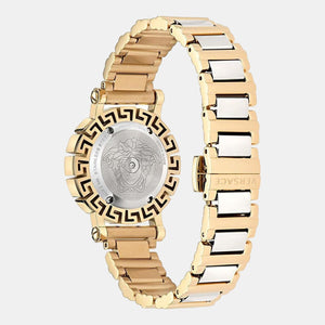 Greca Women Quartz Green Dial Analog Stainless Steel Watch VE2Q00622