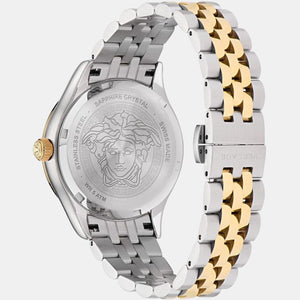 Hellenyium Women Quartz Blue Dial Analog Stainless Steel Watch VE2S00522