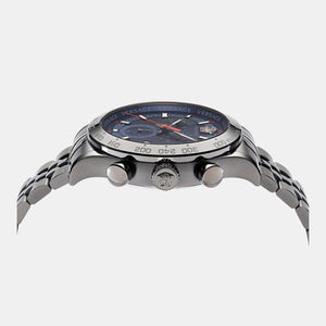 Hellenyium Men Quartz Blue Dial Chronograph Stainless Steel Watch VE2U00722
