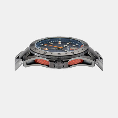 Astron Men Quartz Blue Dial Analog Stainless Steel Watch VE2W00422