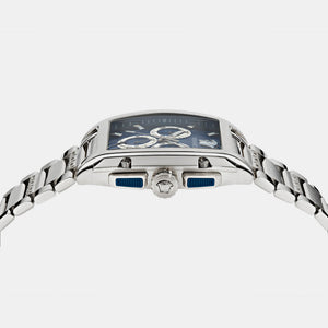 Dominus Men Quartz Blue Dial Chronograph Stainless Steel Watch VE6H00423