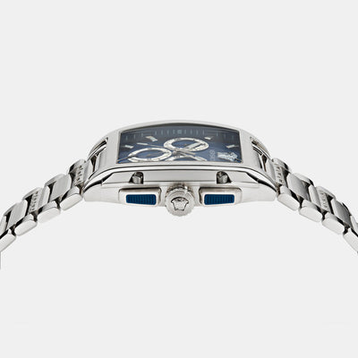 Dominus Men Quartz Blue Dial Chronograph Stainless Steel Watch VE6H00423