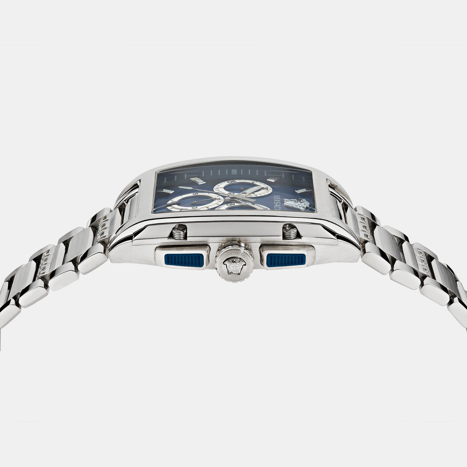 Dominus Men Quartz Blue Dial Chronograph Stainless Steel Watch VE6H00423