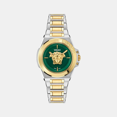HeraWomen Quartz Green Dial Analog Stainless Steel Watch VE8D00524