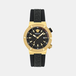 Greca Men Quartz Two Tone Dial Analog Recycled PU Watch VE8G00324