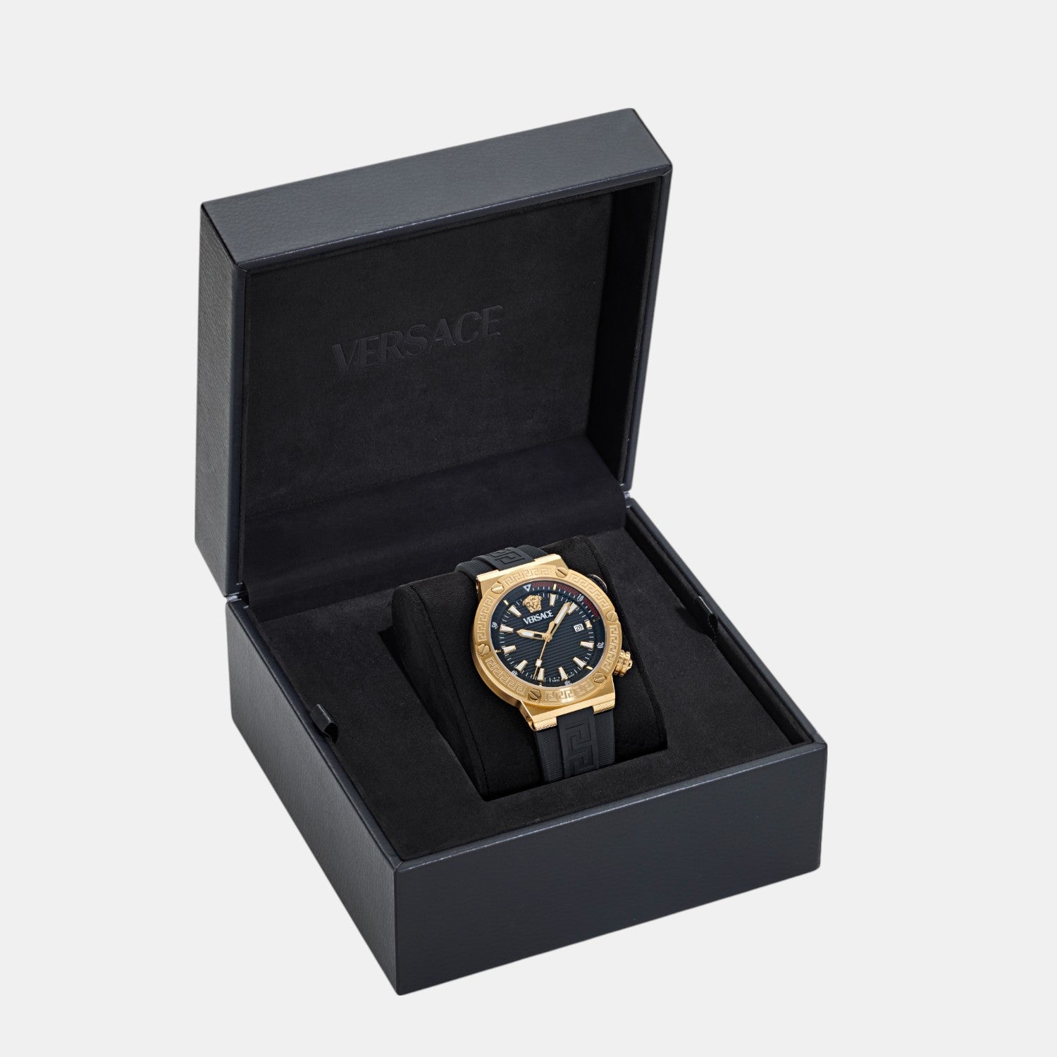 Greca Men Quartz Two Tone Dial Analog Recycled PU Watch VE8G00324