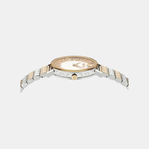 Daedalus Women Quartz Two Tone Dial Analog Stainless Steel Watch VE9A00324