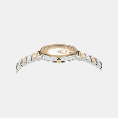 Daedalus Women Quartz Two Tone Dial Analog Stainless Steel Watch VE9A00324