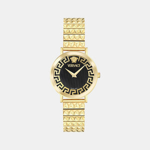Daedalus Women Quartz Black Dial Analog Stainless Steel Watch VE9A00524