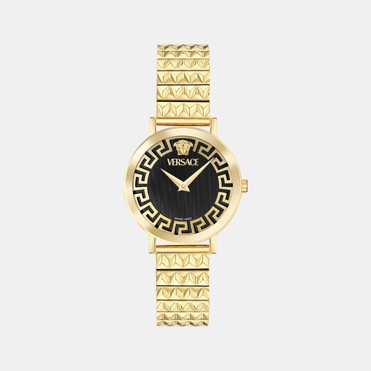 Daedalus Women Quartz Black Dial Analog Stainless Steel Watch VE9A00524