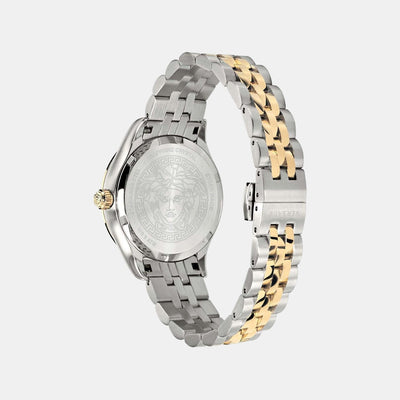 Hellenyium Women Quartz Grey Dial Analog Stainless Steel Watch VEHU00520