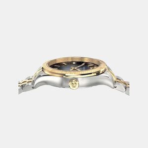 Hellenyium Women Quartz Grey Dial Analog Stainless Steel Watch VEHU00520