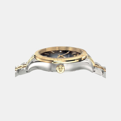 Hellenyium Women Quartz Grey Dial Analog Stainless Steel Watch VEHU00520