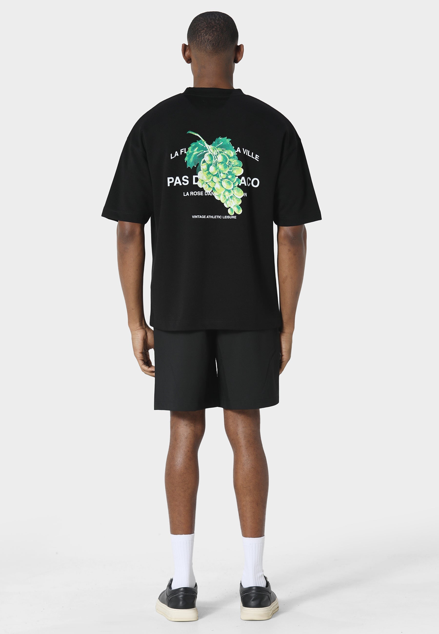 Pas De Monaco Verde Black T-Shirt