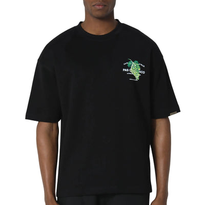 Pas De Monaco Verde Black T-Shirt
