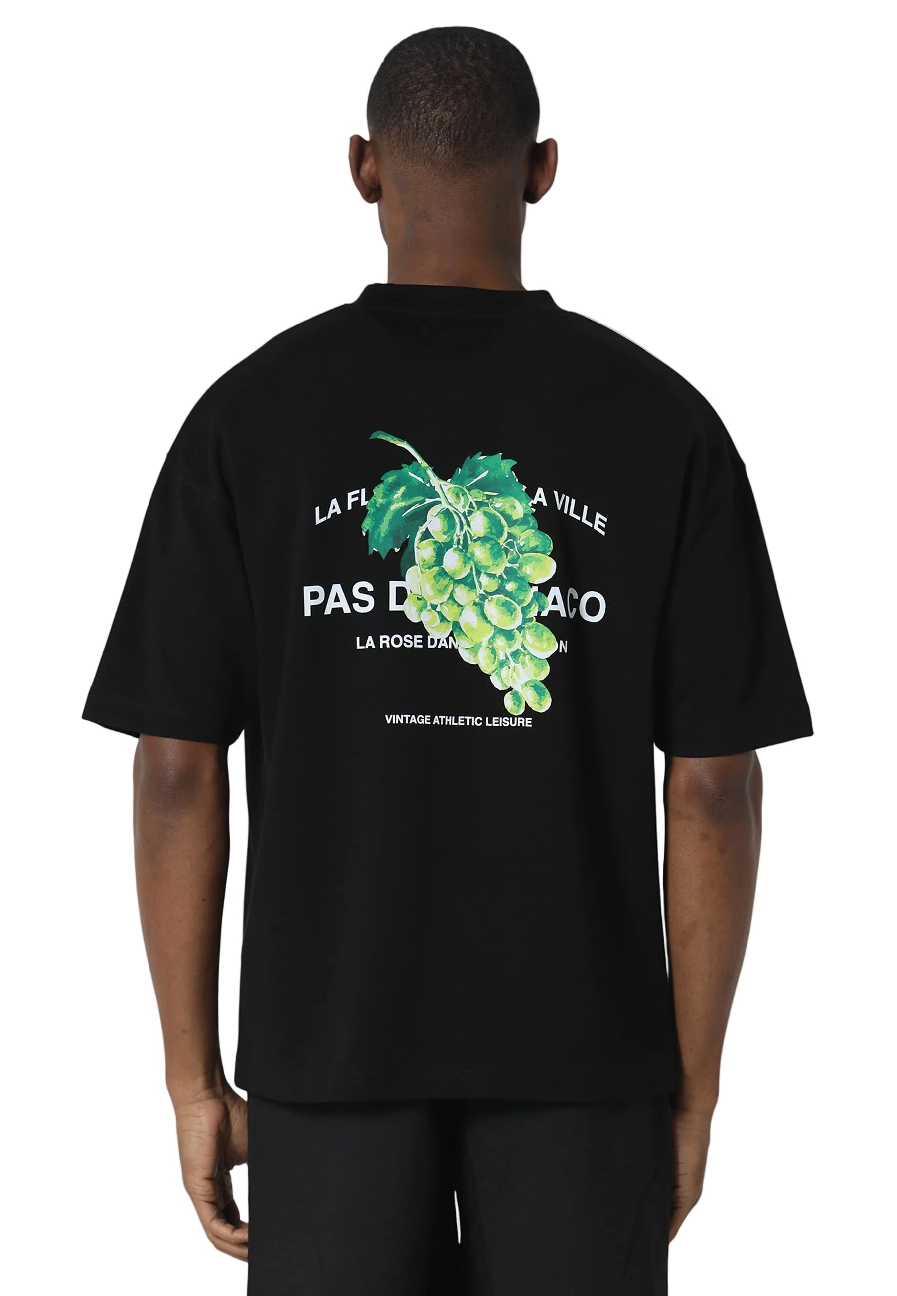 Pas De Monaco Verde Black T-Shirt