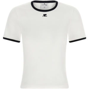 Courreges Signature Contrast T-shirt