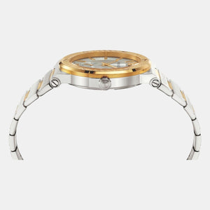 Greca Men Quartz White Dial Analog Stainless Steel Watch VEVI00320