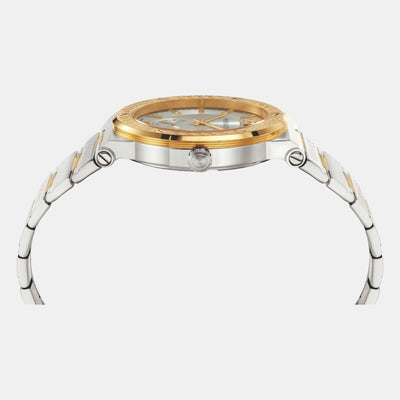 Greca Men Quartz White Dial Analog Stainless Steel Watch VEVI00320