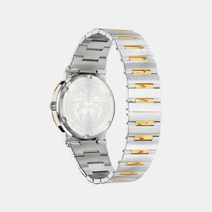 Greca Logo-VI Men Quartz Green Dial Analog Stainless Steel Watch VEVI00420