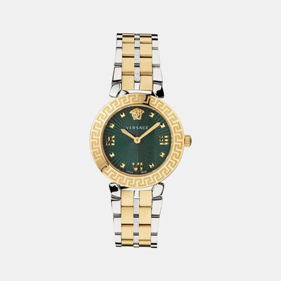 Greca Women Quartz Green Dial Analog Stainless Steel Watch VEZ600321