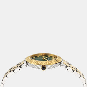 Greca Women Quartz Green Dial Analog Stainless Steel Watch VEZ600321