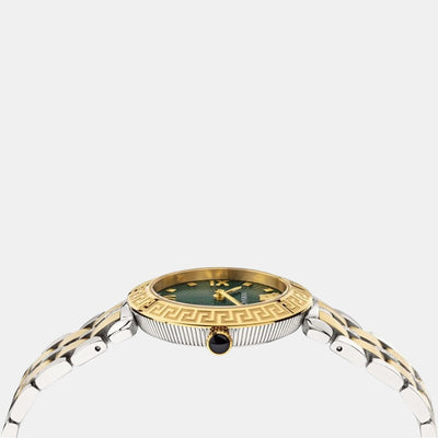 Greca Women Quartz Green Dial Analog Stainless Steel Watch VEZ600321