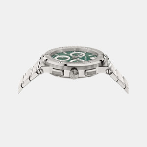 Greca Men Quartz Green Dial Chronograph Stainless Steel Watch VEZ900121