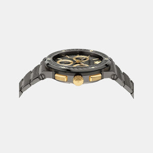 Greca Men Quartz Grey Dial Chronograph Stainless Steel Watch VEZ900521