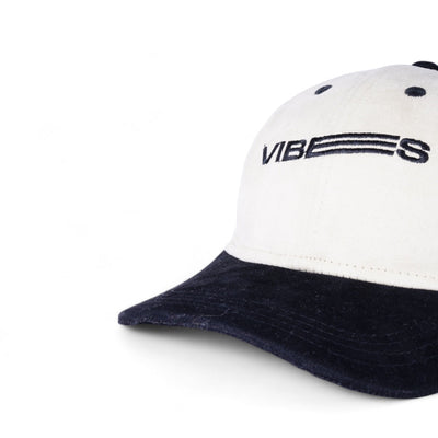 Vibes Cap Black and White