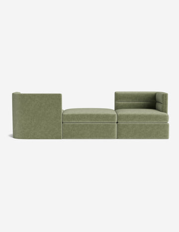 Sage Performance Striated Velvet
