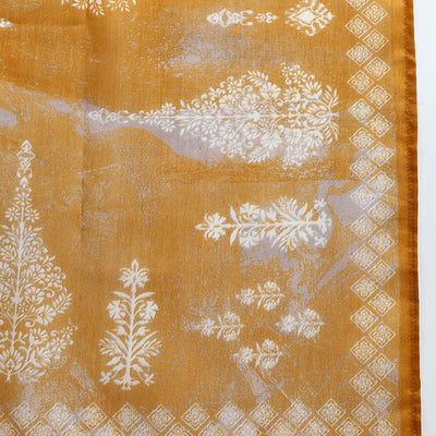 Cotton Taupe Printed Straight Kurta Pant With Dupatta VKSKD1920