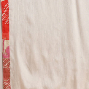 White Cotton Blend Floral Printed Straight Suit Set VKSKD2205