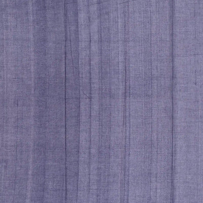 Lilac Handloom Village Cotton Saree With Floral Motifs-Lilac