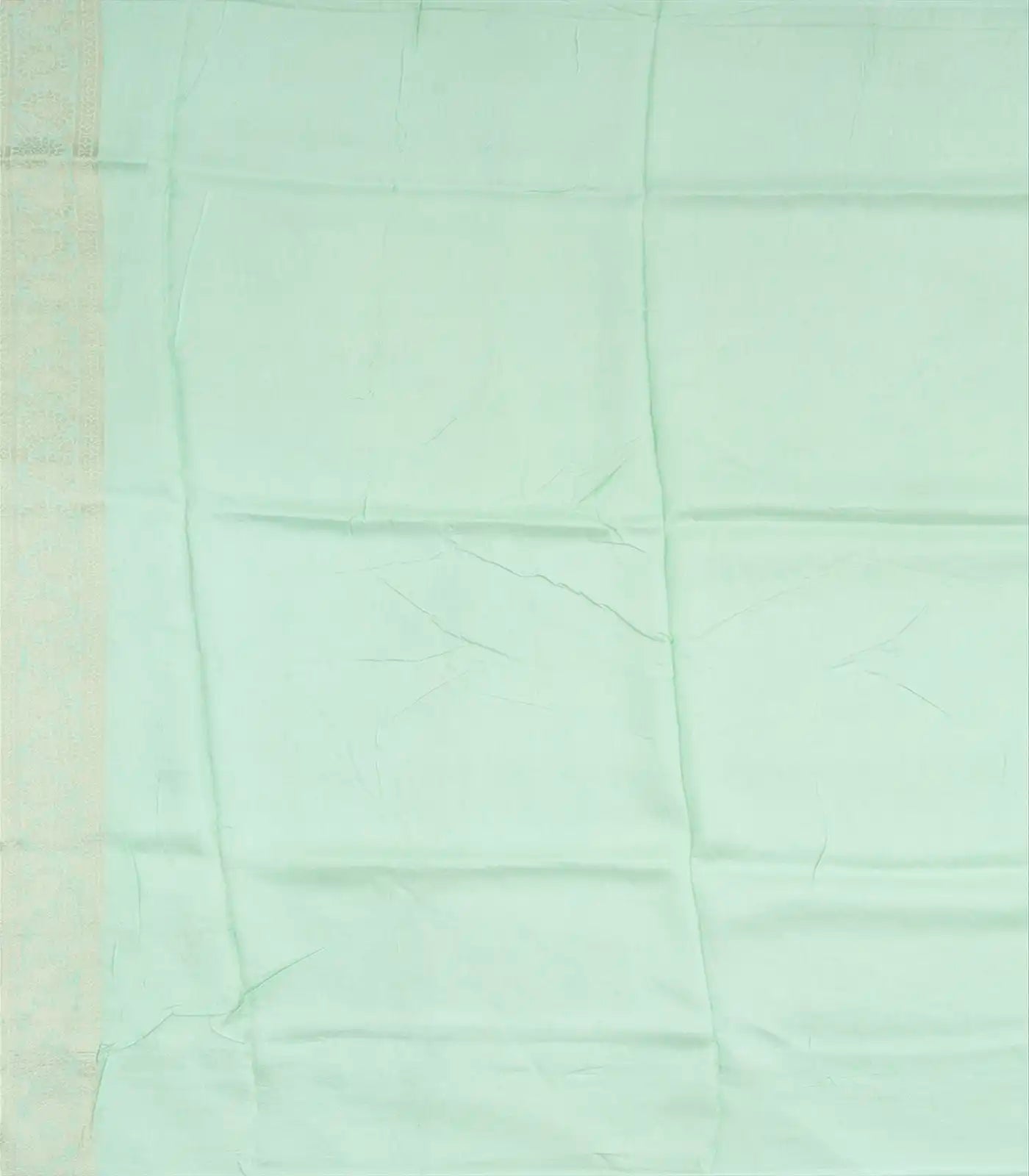 Light Blue Woven Blended Khaddi Georgette Saree With Meenakaari Floral Motifs-Light Blue