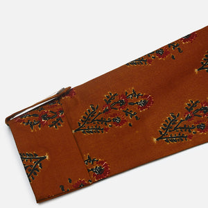 Occur Yellow Cotton Blend Ethnic Motifs Printed Straight Tunic VT1236